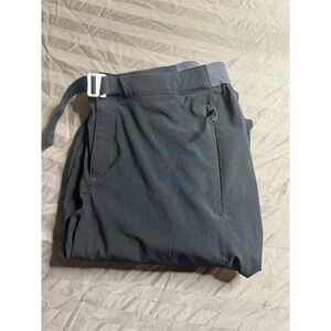 Columbia Titanium Omni-Shield Black Hiking Pants Womens 10/32 Belted Outdoor